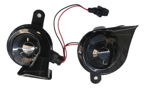 Bocina Doble Para Peugeot  307 1.6 16v 2.0 16v Nafta 