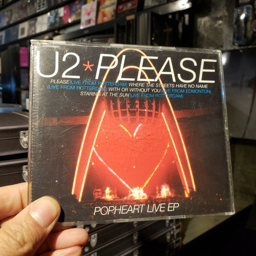 U2 - Please (popheart Live Ep) Cd 1997 Uk 