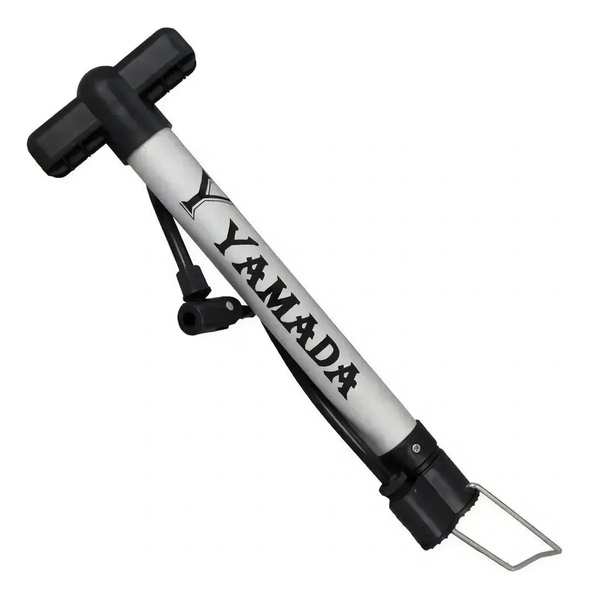 Bomba De Ar Para Bicicleta Para Pneu 30cm Yamada Cor Prateado