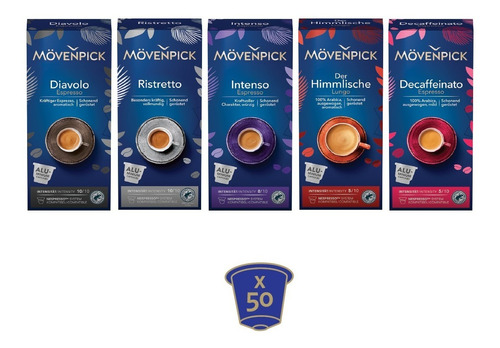 Arma Tu Pack 50 Cápsulas De Café Mövenpick Para Nespresso*