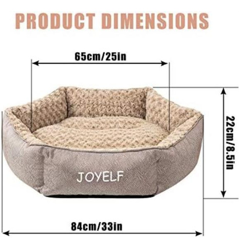 Joyelf Cama Para Perros Cama Para Mascotas Lavable Y Calmant