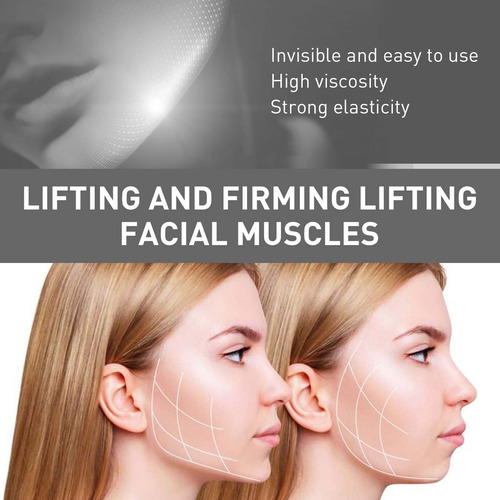 Parche De Estiramiento Facial Caído En Forma De V Para La Lí