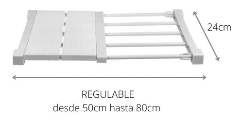 Imagen 2 de 8 de Organizador Estante Regulable De Alacena Medium