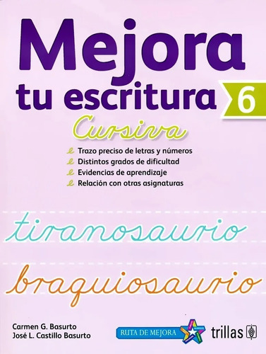 Mejora Tu Escritura 6 Cursiva Editorial Trillas