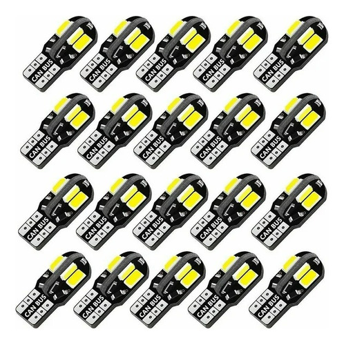 (par) De Muelitas Super Led T10 Ultra Brillantes 5w