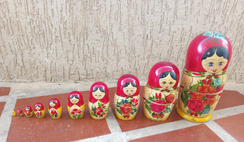 Muñecas Matrioska Originales Completas Traídas De Rusia