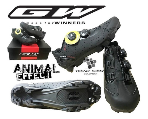 Zapatilla Gw Doble Boa Ciclismo Montaña Bicicleta Promoción