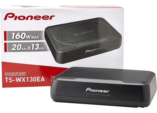 Subwoofer Pioneer Amplificado Plano Ts-wx130ea + Kit 