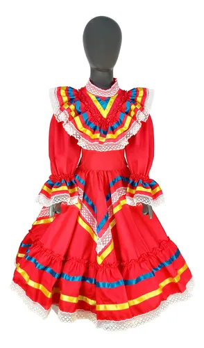 Vestidos regionales de jalisco para niñas hotsell