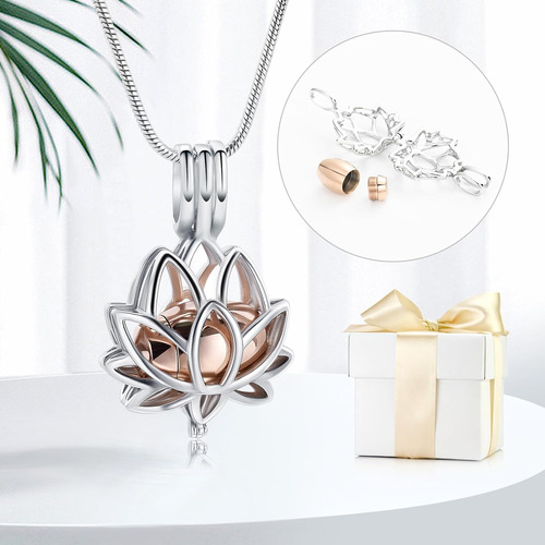 Joyería De Cremación Cenizas Colgante Collar De Urna ...