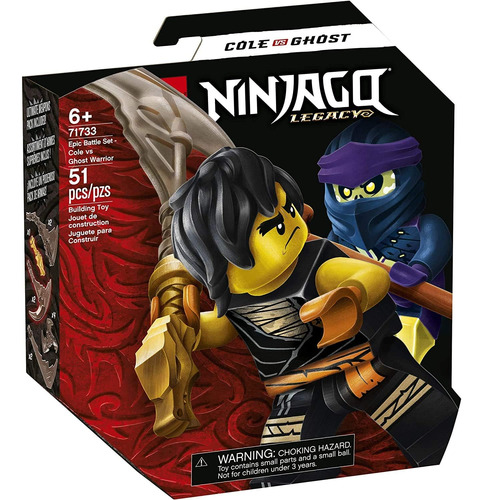 Set De Construc Lego Ninjago Cole Vs. Ghost Warrior 71733
