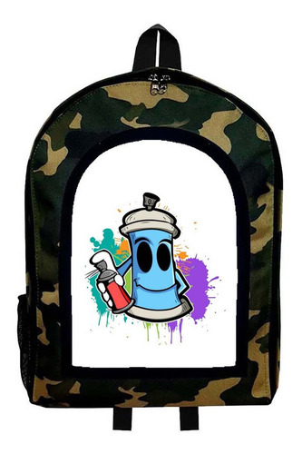 Mochila Camuflada Graffiti Mod Aar88