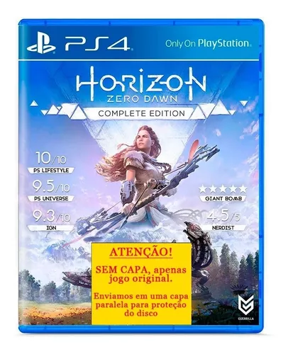Horizon Zero Dawn - Complete Edition - PS4 Mídia Física USADO - Loja Geek  Here