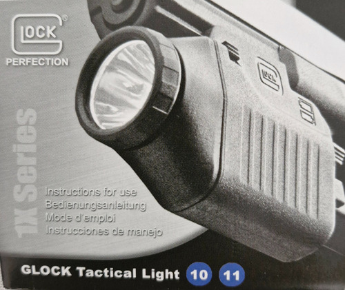 Linterna Táctica Glock. Con Porta Linterna.