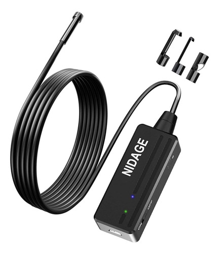 Cámara Endoscópica Nidage Wifi 5.5mm Hd Flexible 1.5m