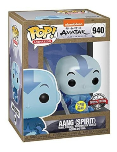 Imagen 3 de 3 de Funko Pop Avatar - Spirit Aang (glow In The Dark)