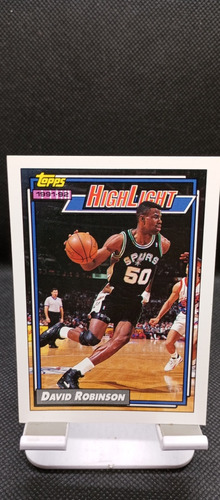 Tarjeta David Robinson San Antonio Spurs Topps 1992