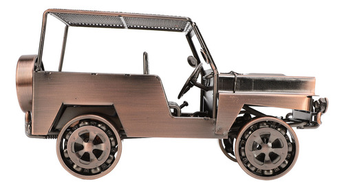 Figura Vintage De Metal Adorno Para Coche, Modelo De Juguete