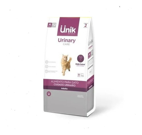 Alimento Gato Adulto Unik Premium Urinary Care Bolsa 2kg