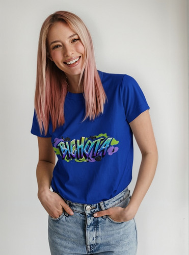 Polera Unisex Karol G Reggaeton Graffiti Algodon Estampado