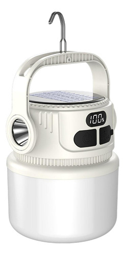 Luz De Campamento Led Solar Luz Exterior 6 Modos Lámpara
