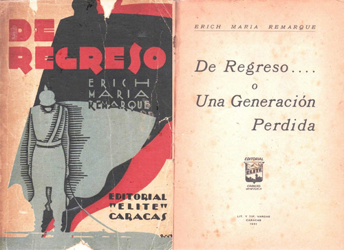 De Regreso O Una Generacion Perdida 1931