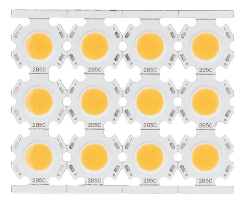 Componente Emisor De Luz Tipo Cob De 12 Chips Led, 5 W, 1517