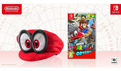 Super Mario Odyssey Gorra Cappy