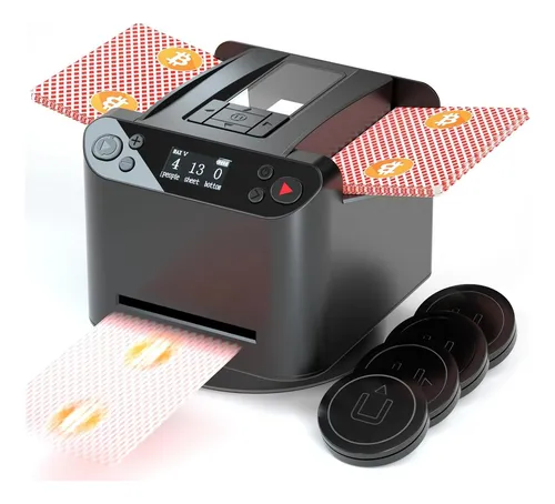 Barajador Y Repartidor Automático De Cartas Vqp 2 En 1