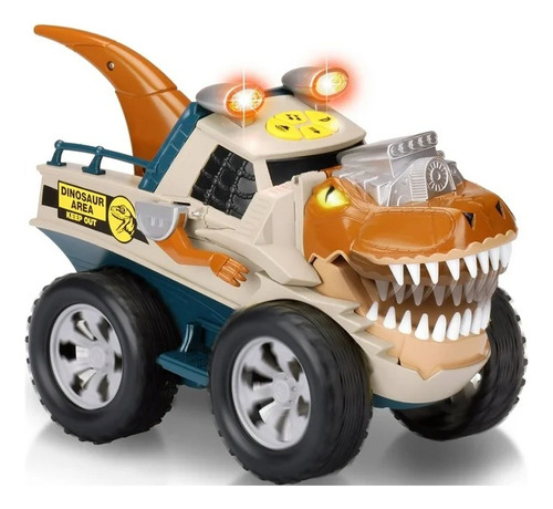 Juguete Monster Truck Dinosaurio Motorizado Luces Y Sonido