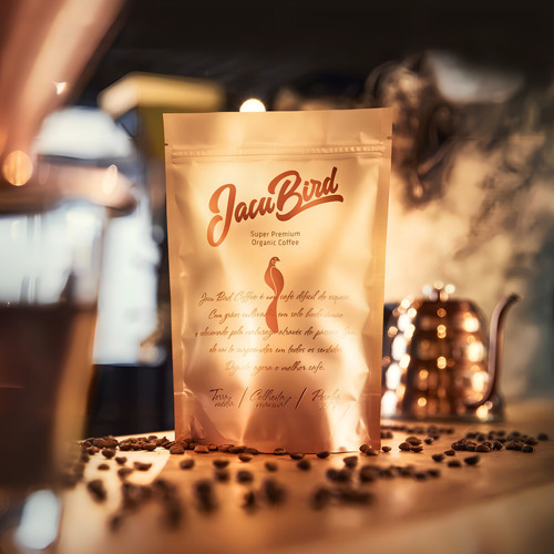 Café Jacu Bird Torrado Em Grãos Camocim Kit 3 Sachês 100g