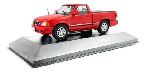 Carros Do Brasil Chevrolet S-10 (1995) Vermelha Ed.122 Cor Vermelho