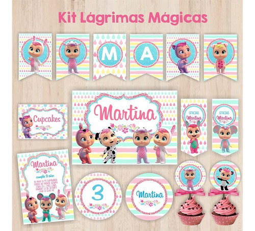 Kit Bebes Llorones - Cry Babies - Lagrimas Magicas