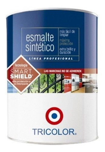 Esmalte Sintetico Tricolor Profesional Blanco 1/4 Galon