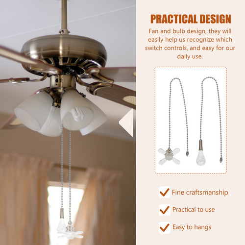 Cadena De Tracción Para Ventilador, Extensión, Con Cuentas,