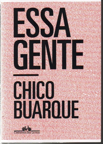 Imagem 1 de 1 de Livro Essa Gente De Chico Buarque