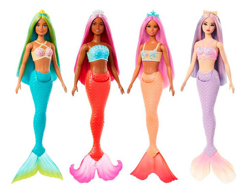 Muñeca Barbie Sirenas Con Cabello De Color Turquesa