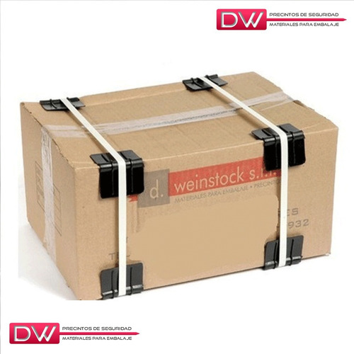 Imagen 6 de 10 de Esquinero Pallet Flejadora Suchadora Fleje Plástico X1000u