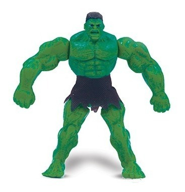 Super Hero Brinquedo Boneco Vingador Forte Verde Incrível