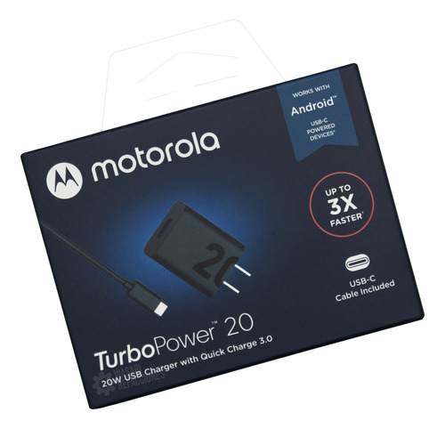Cargador Motorola Turbo Power 20w Tipo C Original 