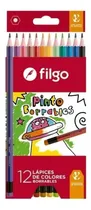 Comprar Filgo: Caja X 12 Lapices Borrables Largos Colores