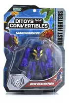 Comprar Convertible Beast Fighters Dino T-rex Robot Violeta 