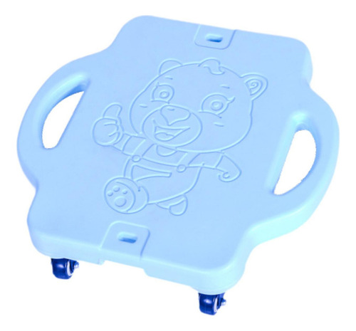 Tabla De Patinete Con Asa Para Niños, Tabla De Azul