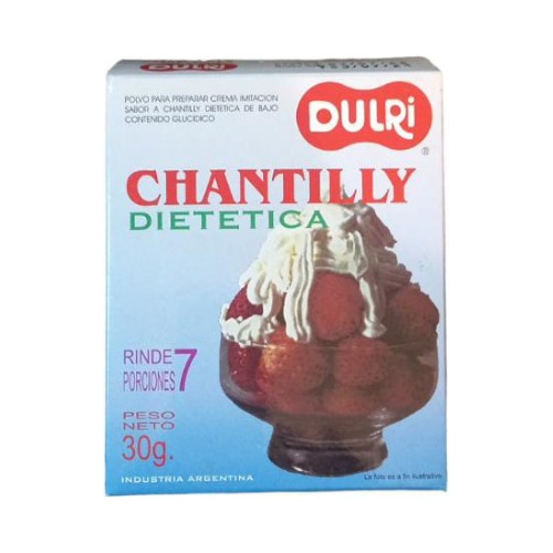 Crema Chantilly Dietética En Polvo 7 Porc Dulri 30gr - Fw