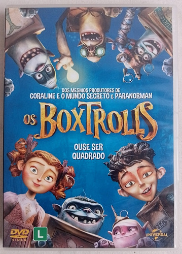 Dvd Os Boxtrolls - Original 