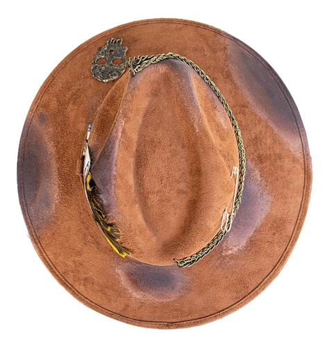 Sombrero Unisex Gamuza Casual Urbano Cafe