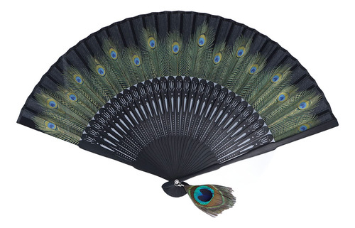 Abanico De Mano Plegable Chino, Abanico Plegable Con Diseño