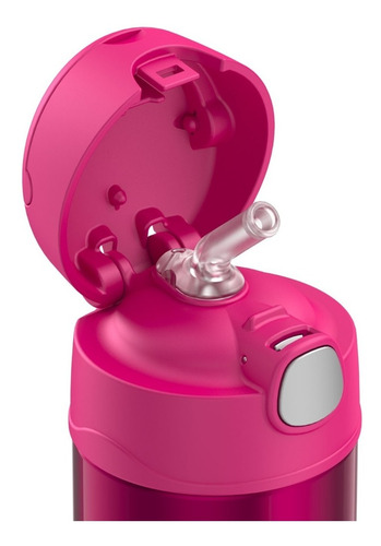 Termo Marca Thermos Original 355ml Rosa Liso!