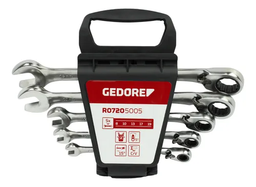 comprar Jogo De Chave Combinada Com Catraca Reversível 8-19mm Gedore