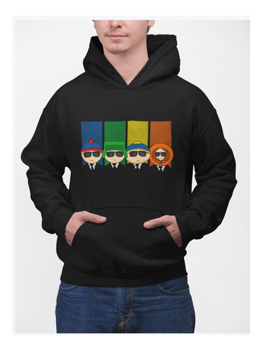 Poleron Unisex South Park Kenny Cartman Agentes Estampado